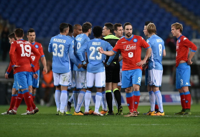 Racism mars Lazio v Napoli as Higuain strikes again