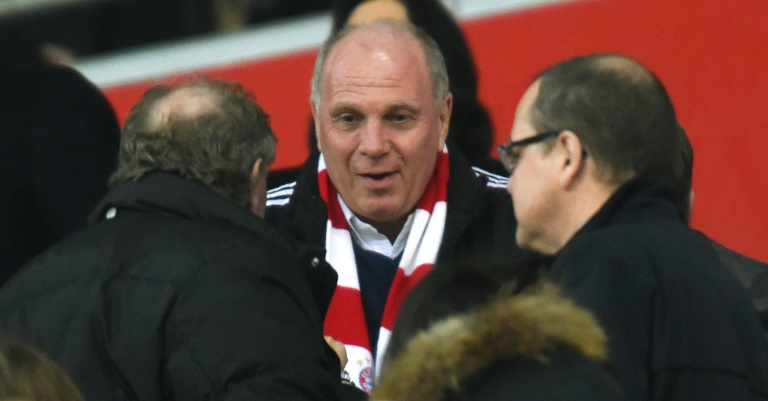 Hoeness attends first Bayern game since prison