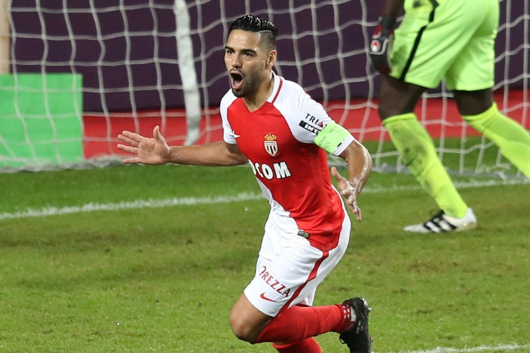Falcao scores double as Monaco hit six