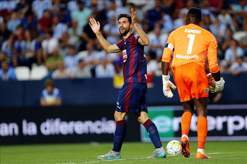 Kameni confía en la calidad del Málaga y cree que pronto llegarán los goles